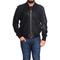 Diesel L Nikolai Mens Bomber Leather Jacket - Black - Size Medium | Diesel Sale | Discount Designer Brands