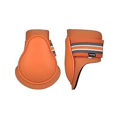Horze Adepto Fetlock Horse Boots, 2 count, Coral Gold, Horse