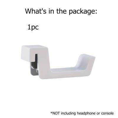 TEMU 1pc Headset Holder For Ps5/for Ps5 Slim Hook Hanger Compatible With Ps5 Headphone Hanger Holder Game Assesories