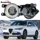 2 X regolabile auto LED fendinebbia gruppo Angel Eye DRL Daytime Running Lamp 30W 8000LM per Alfa