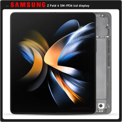 Für Samsung z falten 4 innere bildschirm Mit Rahmen Für z Falten 4 5G F936 F9360 F936B F936U Display LCD touch Screen Teile