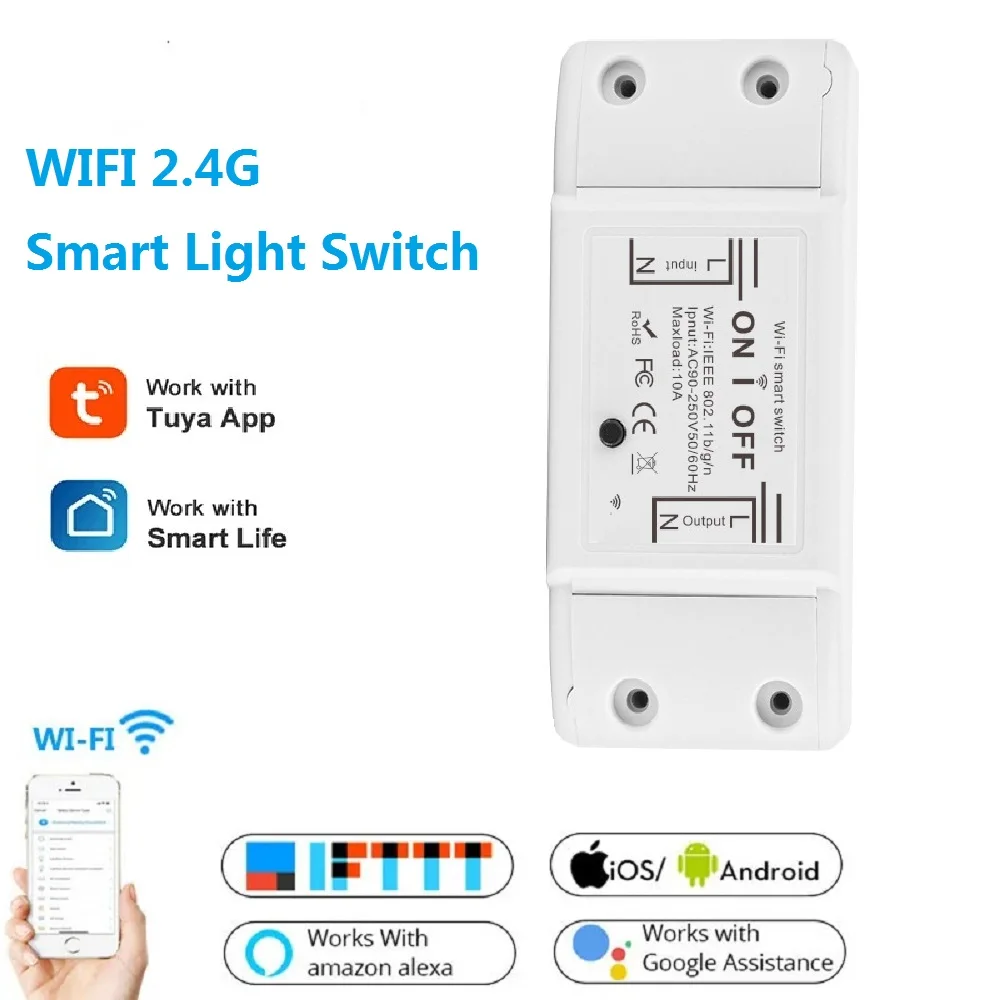 Universal Breaker Timer Smart Life APP Drahtlose Schalter Fernbedienung Funktioniert mit Alexa Google Assistant Home DIY Smart Switch Image
