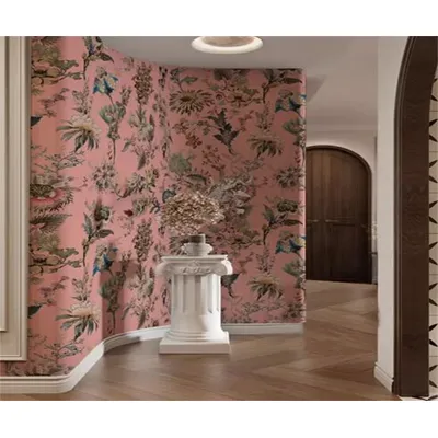 Moderne Mode Licht Luxus rosa große Blume Tapeten Wohnkultur Hintergrund Tapete personalisierte Image