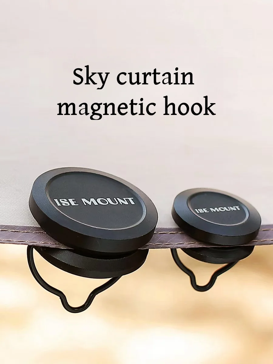 Neuer starker Magnet haken im Freien starker Magnet haken Camping licht Decken zelt Anker haken Image