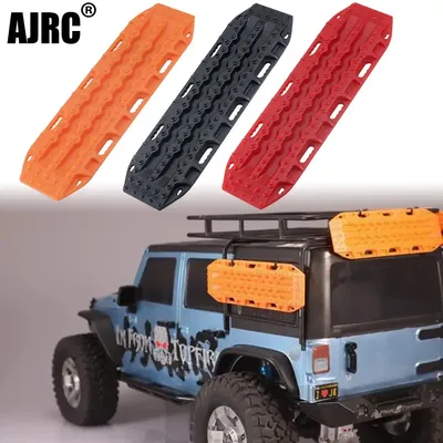 Ajrc 2pcs 133*39mm Plastic Sand Ladder Recovery Board For 1:10 Rc Crawler Traxxas Trx-4 Trx-6 Axial Scx10 Redcat Gen8 Rgt Yikong