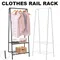 Clothes Rail Rack Standing Garment Rack with Storage Shelves Coat Rack Clothes Hangers for Wardrobe