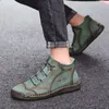 Klassische Leder Herren schuhe leichte Herren Freizeit schuhe hand gefertigte Herren Stiefeletten Outdoor Walking Sneakers Arbeits stiefel Größe 48