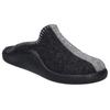 Pantoffel JOSEF SEIBEL "Monaco 62", Damen, Gr. 42, grau (hellgrau, dunkelgrau), Textil, casual, Schuhe, Hausschuh, Slipper mit Ziernähte