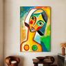 Pablo Picasso Women Abstract oil painting hand painted Pablo Picasso Canvas Art Painting wall Pablo Picasso style Painting for Living Room Bedroom Home Decor Wall Art