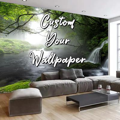 Custom Wallpaper Personalized Peel and Stick Make your Own Mural 3D Livingroom Bedroom Kitchen Bathroom 35x55(90x140cm)