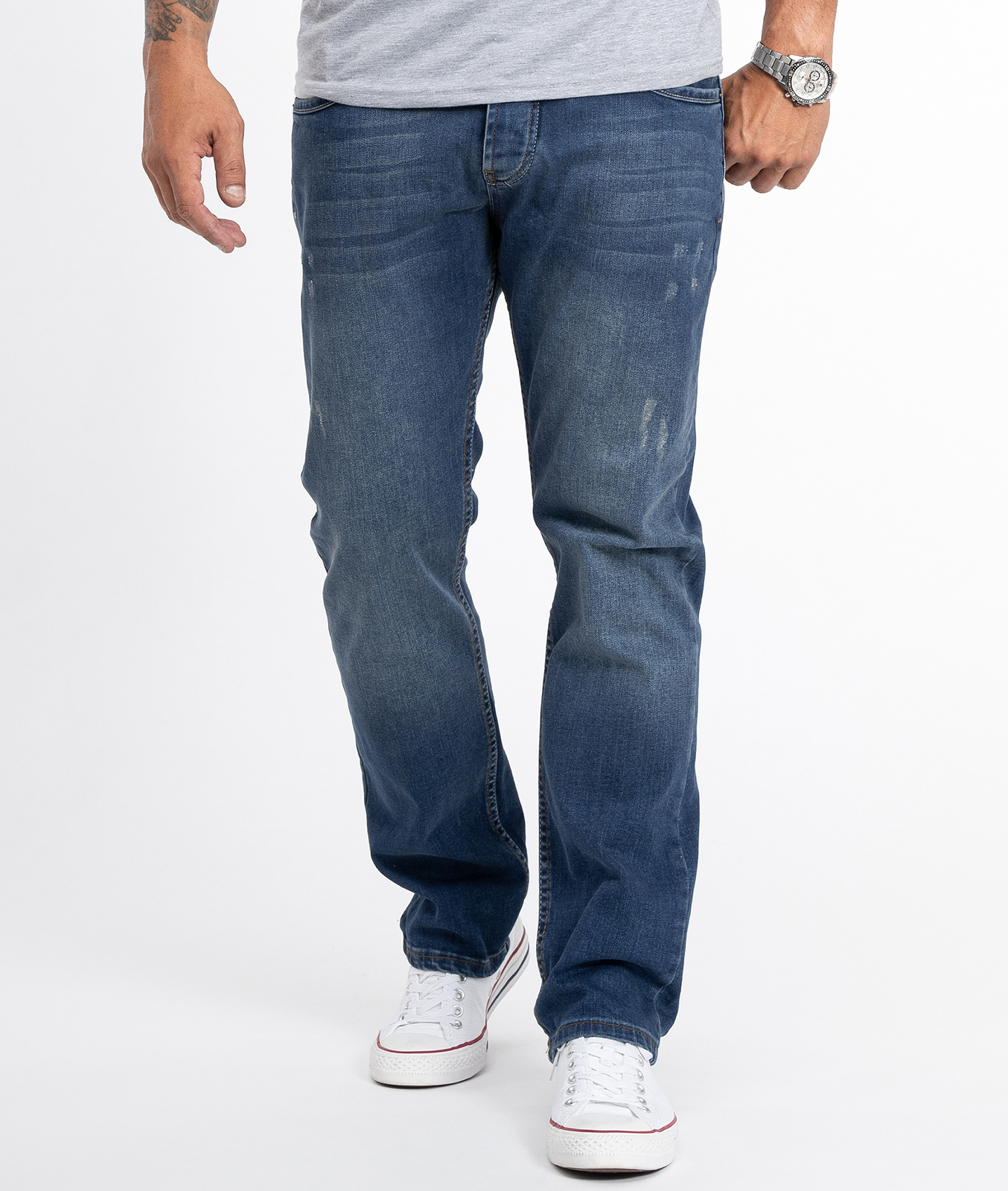 Rock Creek Jeans Straight Cut Blau Image