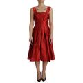 Plissiertes Seidenkleid in A-Linie