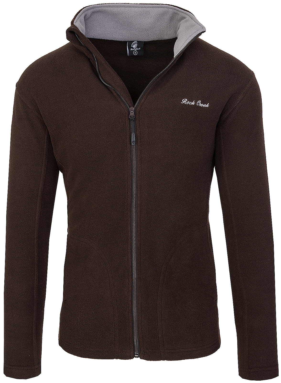 Rock Creek Fleecejacke Braun M