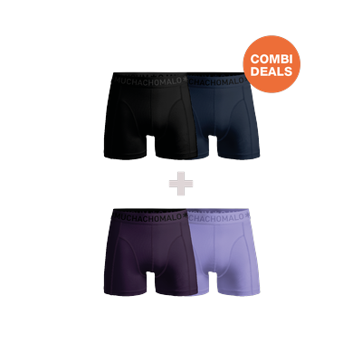 Muchachomalo Herren Boxershorts – 2+2 Stück – Herren Unterhosen Image