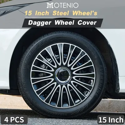 4pcs/Set 15 inch Dagger Hubcap Design for Toyota Corolla 15inch Car Most Iron Rim Wheel Cover