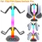 RGB Game Controller Stand for PS5/PS4/Xbox/Switch Pro Gamepad & Headset Desk Rotatable Hanger Holder