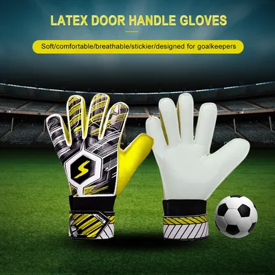 Soccer Goalkeeper Gloves Thickened Training Football Gloves Full Finger Hand Protection Breathable