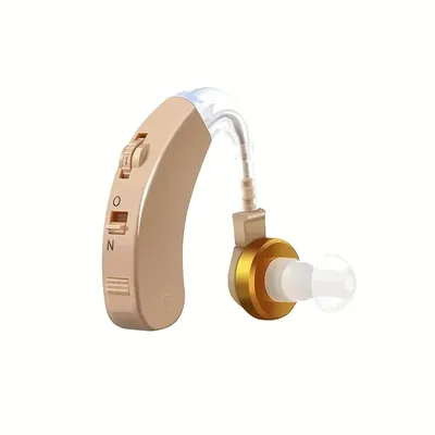 1Pc Hearing Aid Aids Kit Behind the Ear BTE Sound Voice Amplifier fits for Left or Right