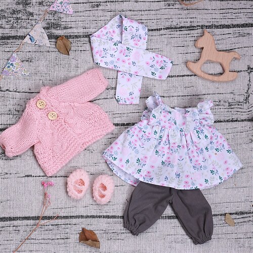 handgemachtes Waldorf Puppenkleiderset für 12 Zoll Puppe handgemachte Muppet Puppe für Weihnachtsgeschenke