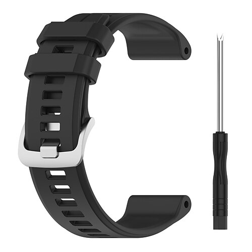 Uhrenarmband für Garmin Garmin-Instinkt Silikon Ersatz Gurt mit Entfernungswerkzeug Verstellbar Sportarmband Armband Image