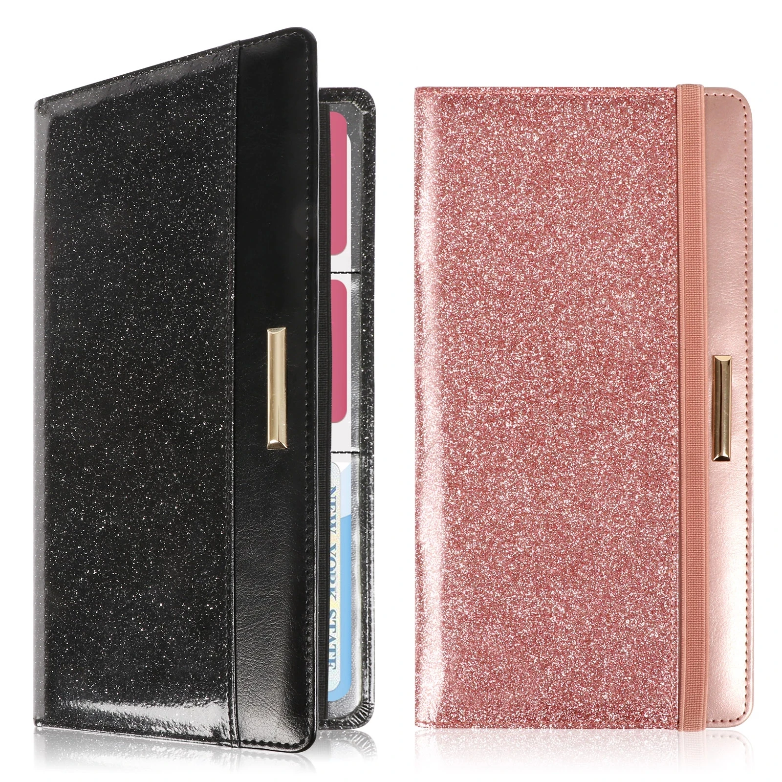Couverture de permis de conduire de voiture en cuir PU, porte-cartes de crédit, assurance d