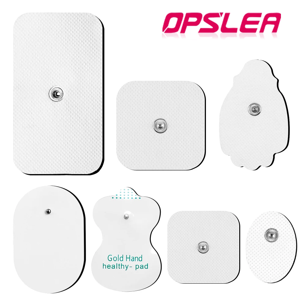 10/20PCS Silikon Gel Elektroden Pads für Zehn Maschine Massagegeräte Elektroden Pacthes Vliesstoff Selbstklebende Ersatz Image