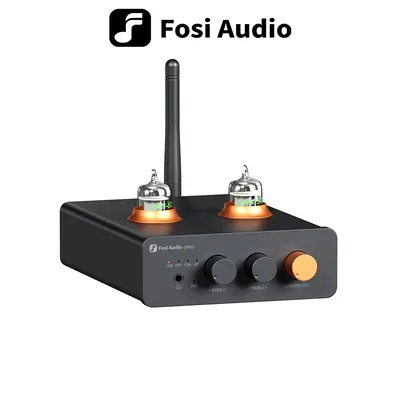 Fosi Audio GR40 Bluetooth USB DAC Kopfhörerverstärker, Röhrenvorverstärker und Kopfhörerverstärker Image