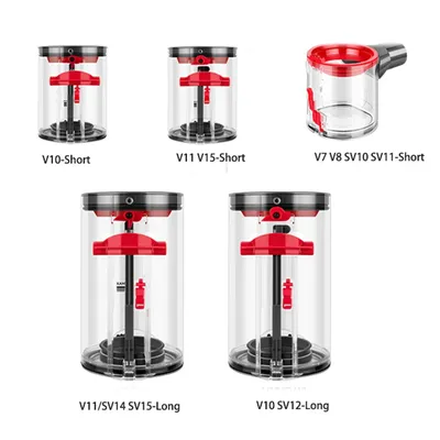 Verbesserte Staub behälter Tasse kompatibel für Dyson v7 v8 10 v11 v15 sv14 Staub behälter Box Ersatzteil Image