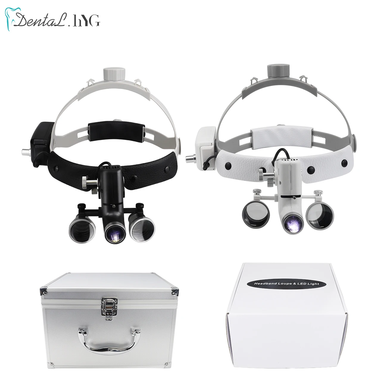 Dental Lupen 2,5X 3,5X Chirurgische Scheinwerfer 5W Drahtlose HNO Scheinwerfer Dental Lupe Zahnmedizin Lupe Chirurgische Lampe ﻿ Image