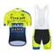 Saxo Bank Tinkoff Team Ciclismo Maglia da ciclismo Abbigliamento Pantaloncini con bretelle Set Gel