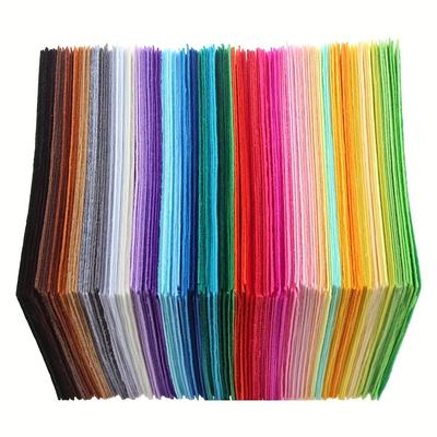 TEMU 40pcs 15x15cm Fabric Squares, Assorted Colors - Diy Craft & Sewing Supplies For Art Projects, Holiday Decorations, Easter Gifts, Presents