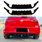 Paraurti posteriore Lip Diffusore Splitter Per VW Golf 7 MK7 Standard MK7 GTI GTD 2013-2016 Nero