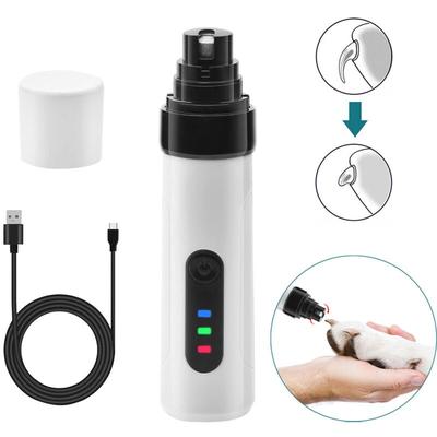 Krallenschleifer für Hunde, Krallenschneider für Hunde mit LED-Lichtern, superleise, elektrisch Image