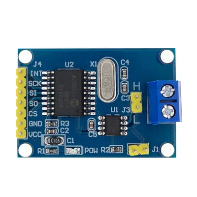 TJA1050 Receiver SPI Module MCP2515 CAN Bus Module MCP2515 CAN Bus Driver Module Board for 51 MCU