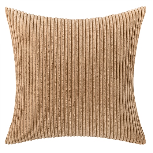 Dekorative Wurfkissen, Cord-Kissen, Kissenbezug, Nachttisch, Sofa, Rückenkissen, Büro, Lendenwirbelsäule, einfarbig, Kissenbezug ohne Kern, Rosa, Blau, Salbeigrün, Lila, Gelb