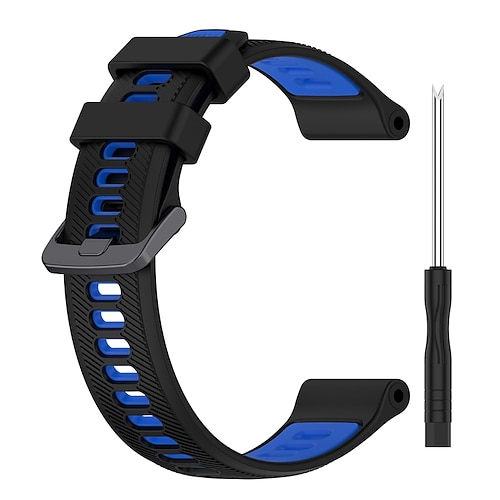 Uhrenarmband für Garmin Forerunner 965 Silikon Ersatz Gurt Verstellbar Sportarmband Armband Image