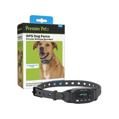 Premier Pet Wireless GPS Dog Fence Collar, Black