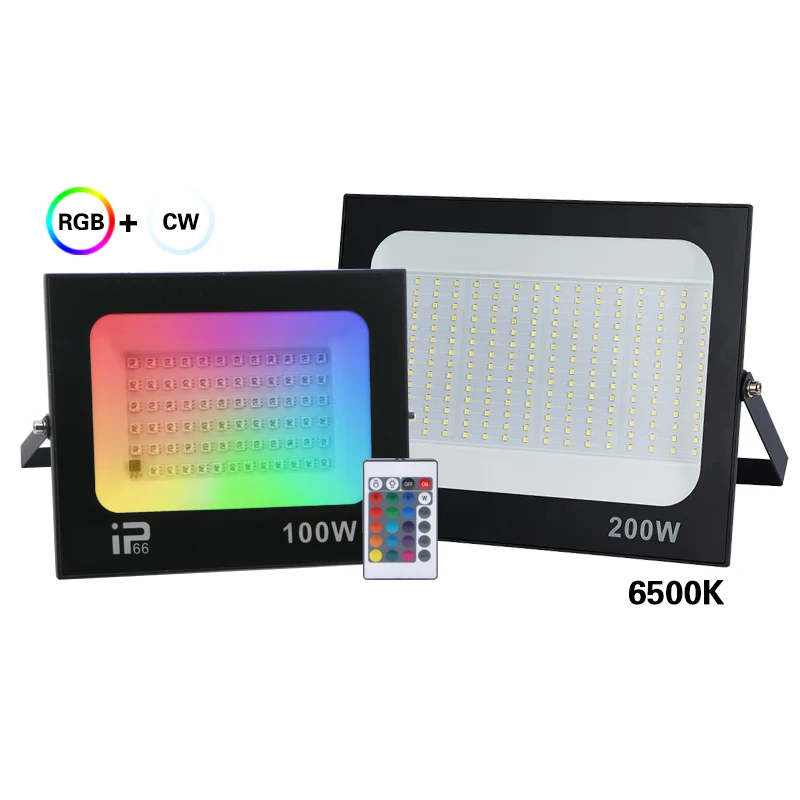 RGB LED Flutlicht LED Flutlicht Scheinwerfer Im Freien Wasserdichte Licht Wand Garage Gym Straße Landschaft Beleuchtung AC220V