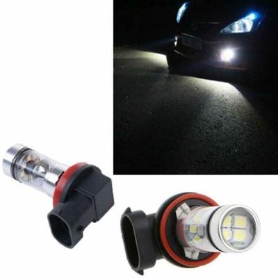 2x H8 / H11 LED-Nebelscheinwerferlampen, Auto-Tagfahrlicht, weiße Lampen, 100 W-Set.