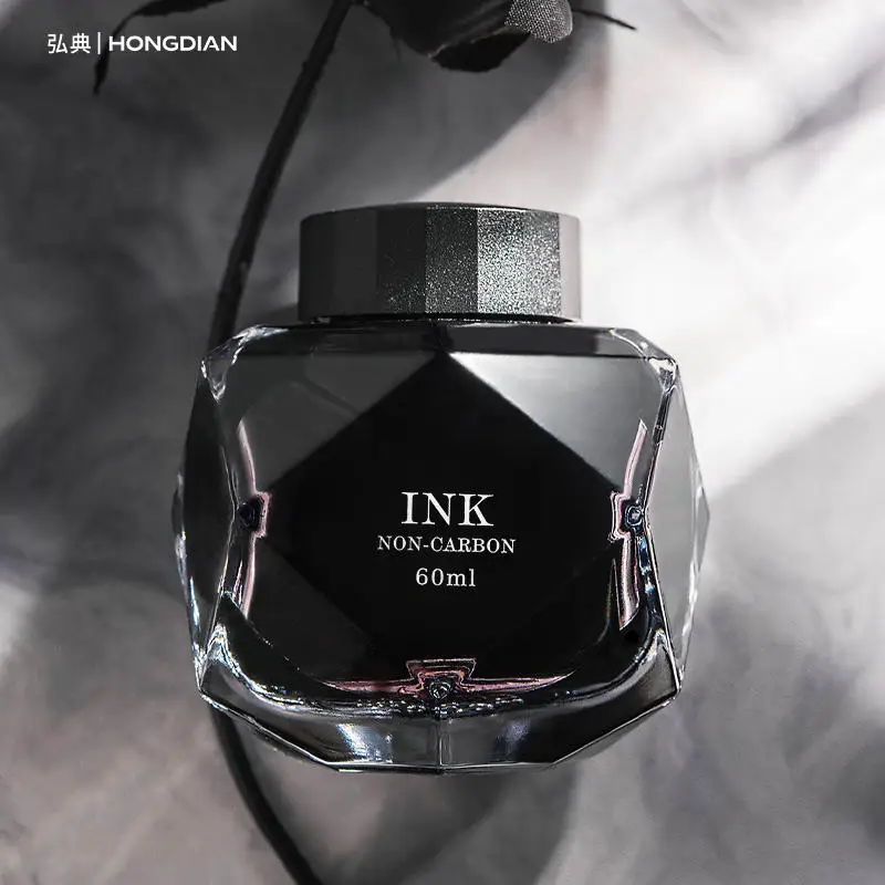 Hongdian 60/18ml hochwertige Füll federhalter Tinte verschiedene Farben Glasflasche Tinten stift Nachfüll patrone Schul bürobedarf Image