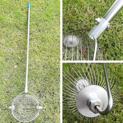 Einstellbare Länge Golfbälle Sammler Picker Tragbarer Roller Pick-up Korb Einfaches Picking Image