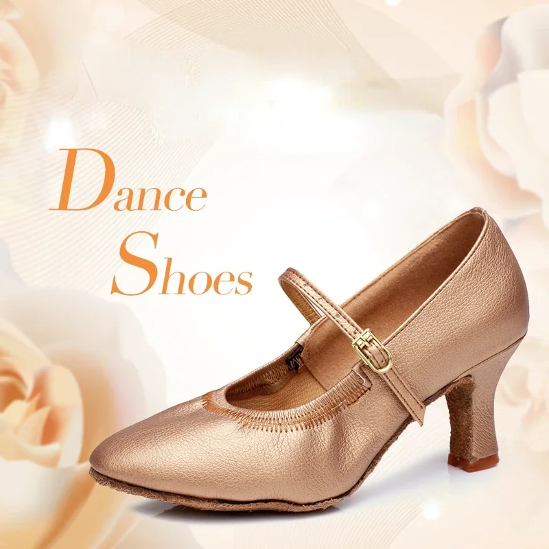 Neue Ankunft Marke Modern Dance Schuhe Frauen Mädchen Tanzen Schuhe Mit Hohen Absätzen Ballsaal Latin Dance Schuhe für Frauen 3CM 5CM 7CM Ferse Image