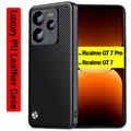 Custodia antiurto per Realme GT 7 Pro / GT 7 Custodia in fibra di lusso con protezione in pelle PU Funda per Realme GT7 Pro Capa