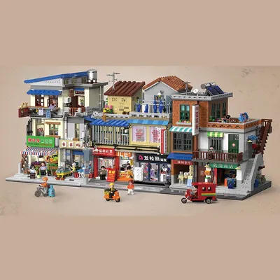 Stadt Stadt Dorf Straße Gemeinschaft Architektur Bausteine Wage Earner Vermietung Haus Leben Kreis Image