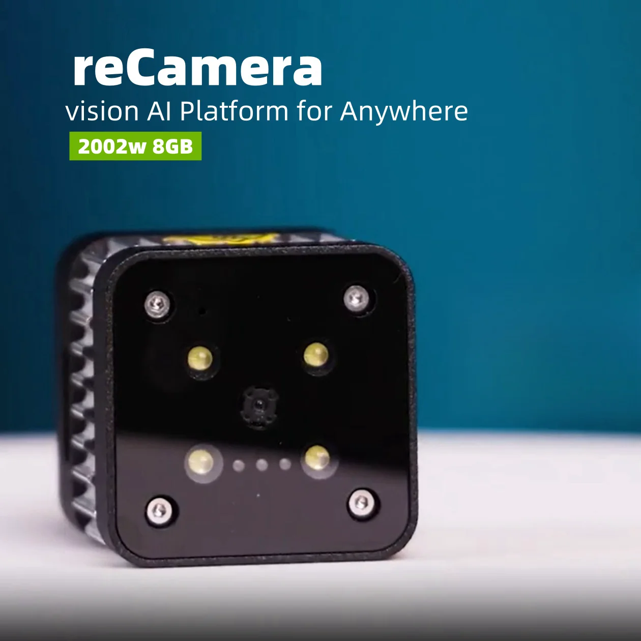 reCamera 2002 W 8 GB 64 GB AI-Kamera, Rückkamera 2002 8 GB 64 GB, RISC-V SoC mit Videokodierung 5 MP bei 30 FPS Image