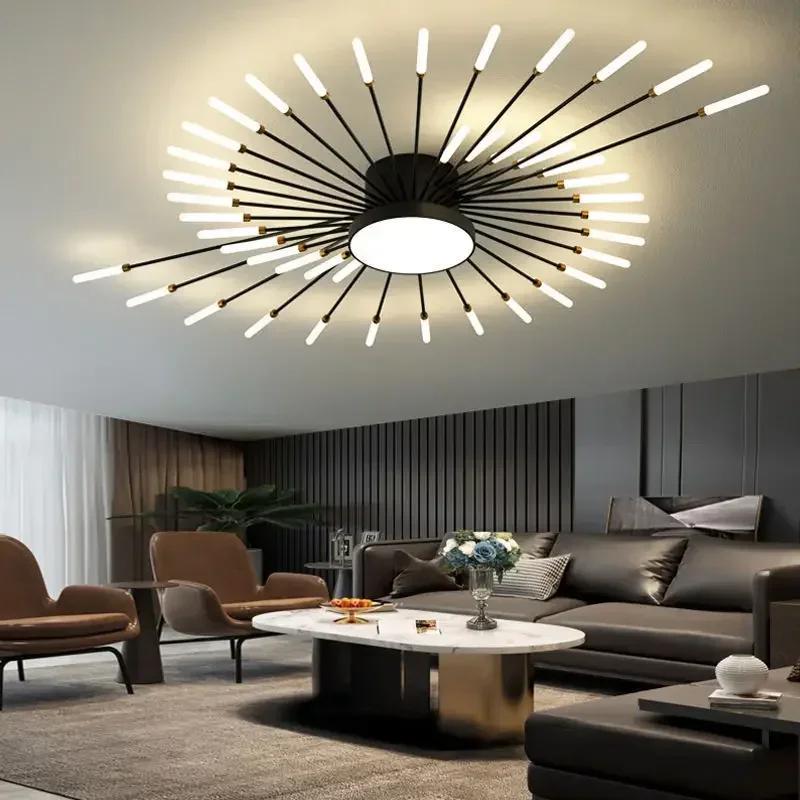 Nordic Designer Led Decke Kronleuchter Für Wohnzimmer Schlafzimmer Track Anhänger Lampe Wohnkultur Innen Beleuchtung Kronleuchter Leuchten