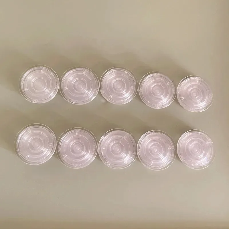 Klare Handy-Gripptok, zusammenklappbar, erweiterbar, blanko, Handy-Ständer, Griffe, Halter, flache Oberseite, Basis für Harz, DIY für Handys Image