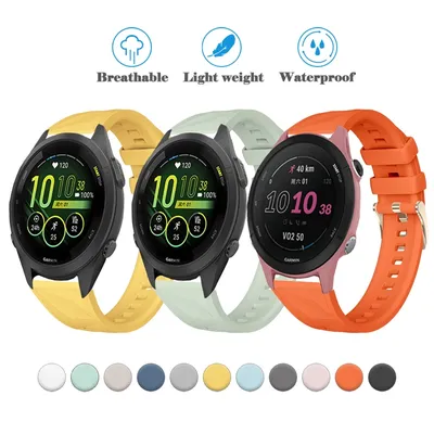 18-mm-Band, geeignet für Garmin Forerunner265S 255S, Original-Metallschnalle, wasserdicht, langlebig, passend für Garmin Venu2S 3S Image