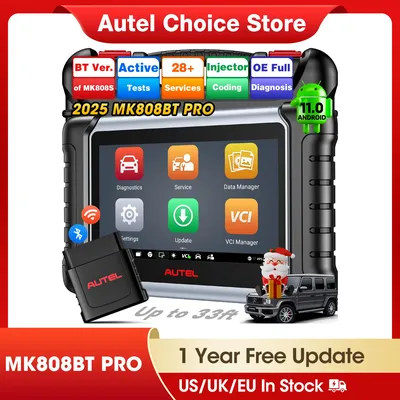 Autel MaxiCOM MK808BT PRO Car Automotivo Diagnostic Tools Bluetooth OBD2 Scanner Code Reader
