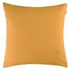 Kissenhülle ESPRIT "Fun", gelb (curry), B:45cm H:0,5cm L:45cm, Polyester, Polyester, Kissenbezüge